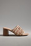 By Anthropologie Woven Block-Heel Mule Sandals