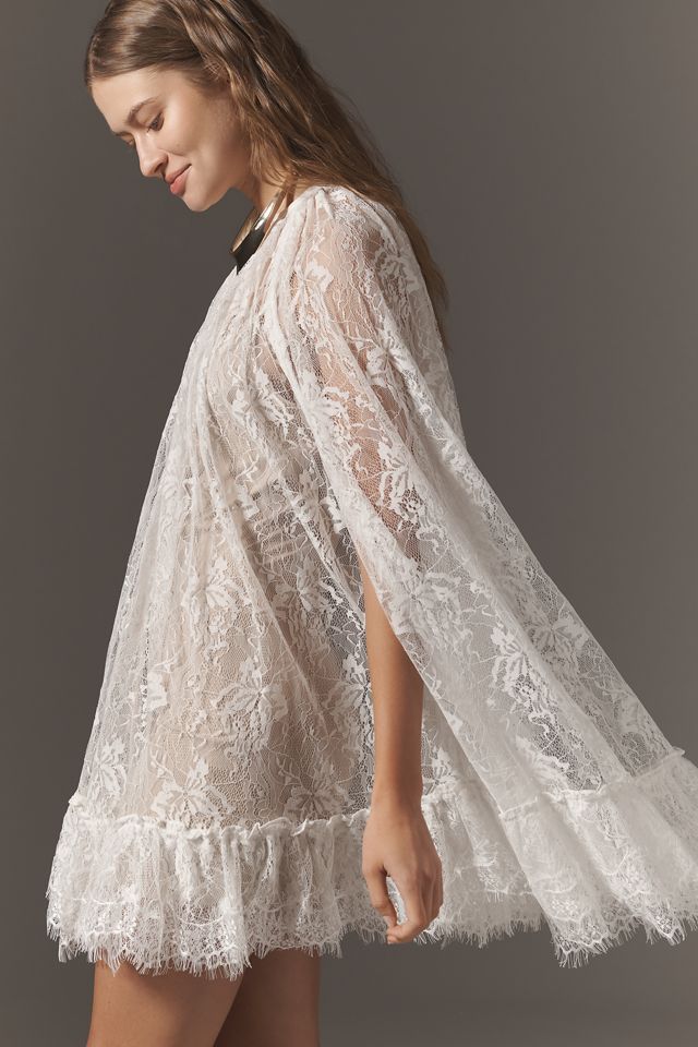 Hemant & Nandita Lace Cape #1