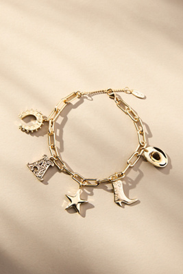 Bracelet jonc monogramme Western par - By Anthropologie - Modalova