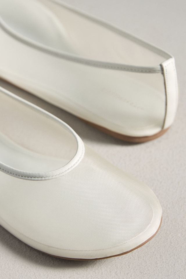 By Anthropologie Mesh Ballet Flats