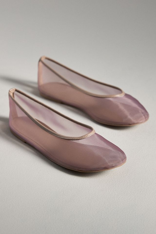By Anthropologie Mesh Ballet Flats