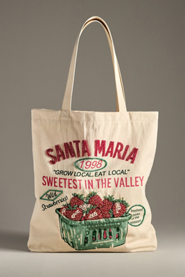 Sac Fourre-Tout en Toile Market en Red chez Anthropologie - Maeve - Modalova