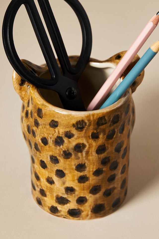 Quail Ceramics Animal Pencil Pot #1