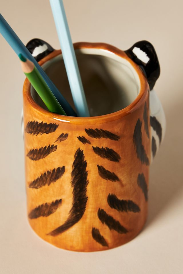 Quail Ceramics Animal Pencil Pot