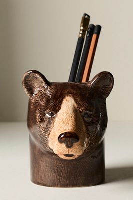 Quail Ceramics Animal Pencil Pot