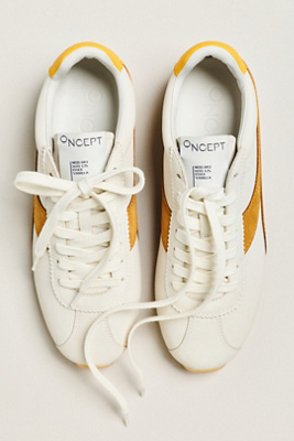 Oncept Essex Suede Ballet Sneakers In White
