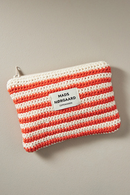 Mads Nørgaard Milli Crochet Pouch In Multicolor