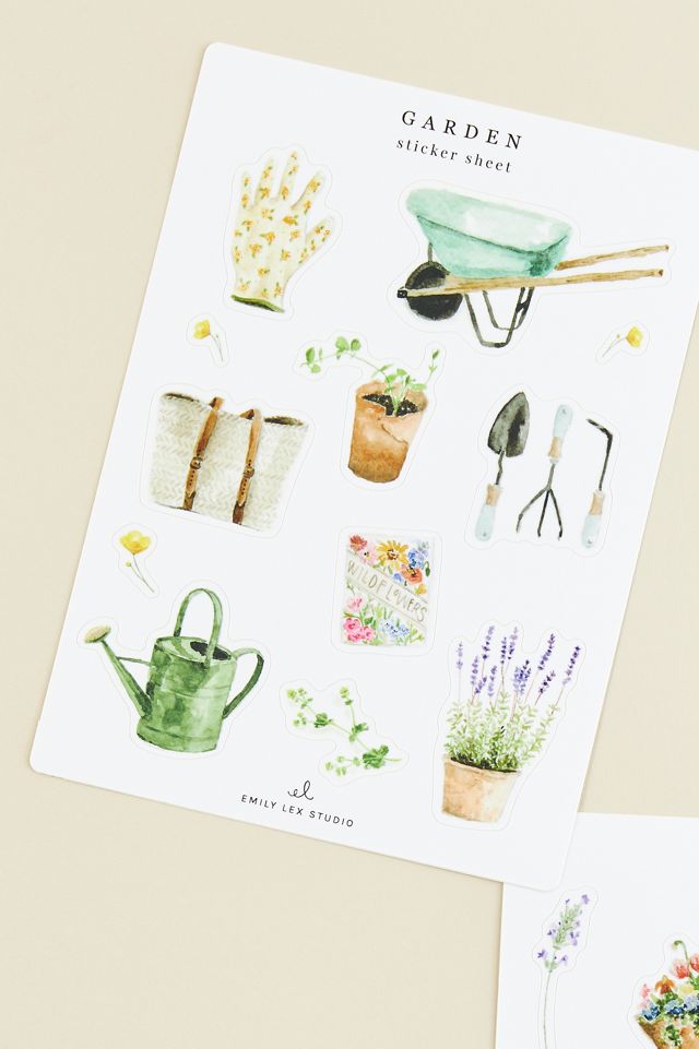 Emily Lex Studio Watercolor Stickers #2