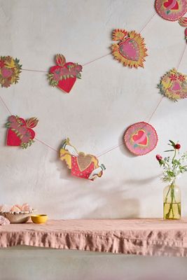 Heart Medallions Paper Garland