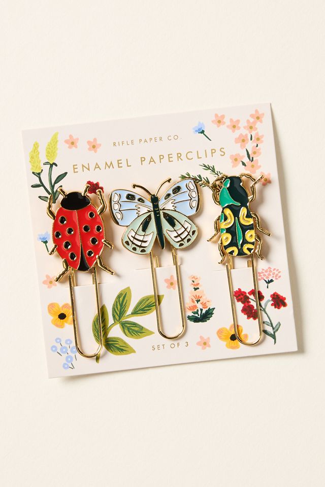 Rifle Paper Co. Curio Enamel Paper Clips, Set of 3 #1