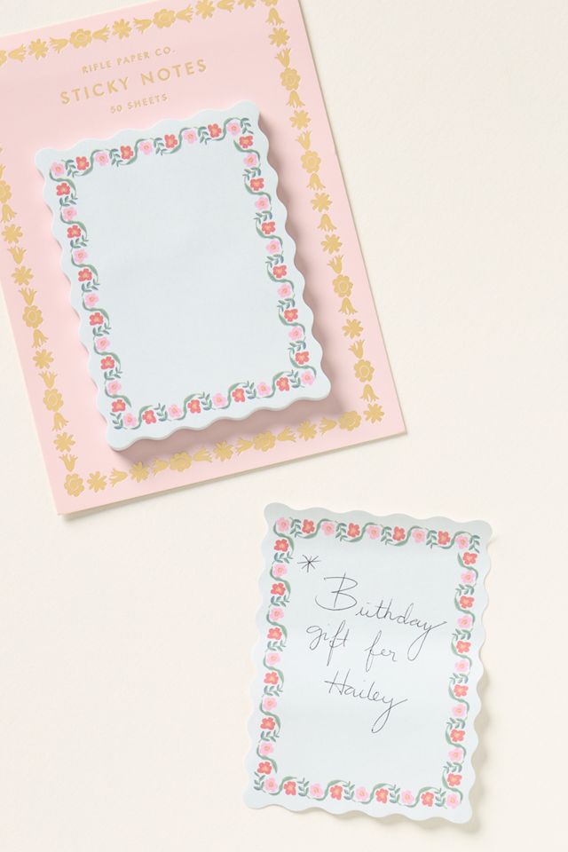 Rifle Paper Co. Delphine Sticky Notes #1