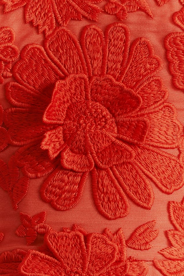 Helsi Florence Floral Appliqué Strapless Midi Dress #3