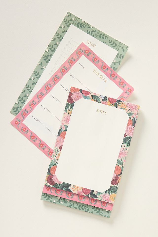 Dahlia Tiered Notepad Dahlia Tiered Notepad