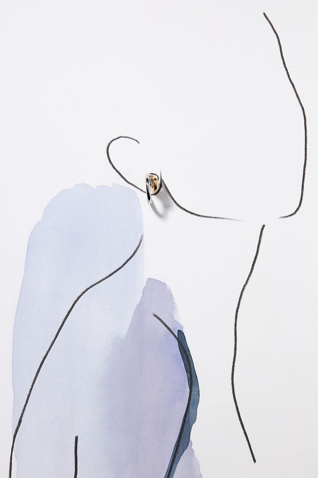 8 Other Reasons 3 Strikes Mixed Metal Earrings #2