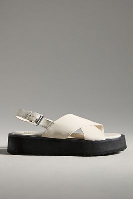 MAEVE CROSS-STRAP PLATFORM SANDALS 