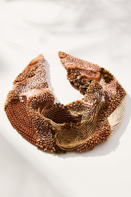Mignonne Gavigan Dupont Scarf Necklace In Beige