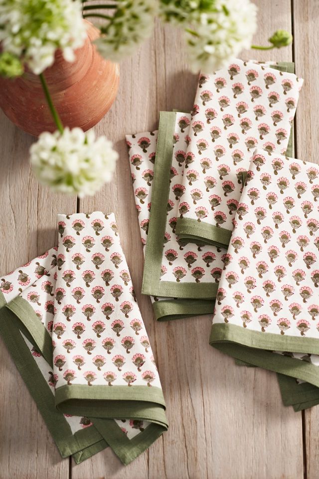 Asha Cotton Napkins, Set of 4 #1