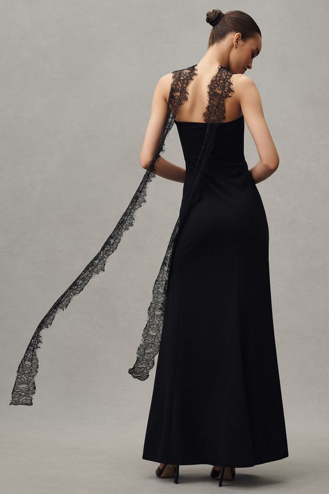 A.B. Ellie Wide Lace Neck Tie #1