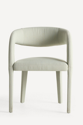 Anthropologie Hagen Performance Linen Dining Chair