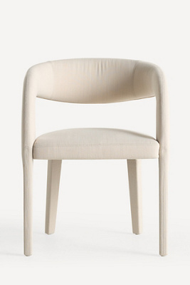 Anthropologie Hagen Performance Linen Dining Chair
