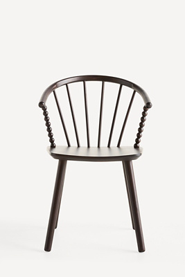 Anthropologie Bobbin Spindle Wood Dining Chair