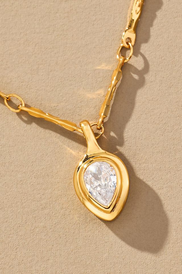 Luv Aj Bezel Link Necklace