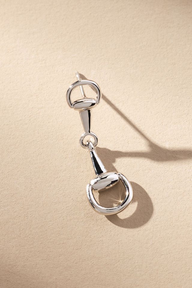 Luv AJ Horsebit Drop Earrings #1