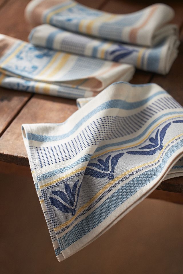 The Mediterranean Dish Jacquard Napkins, Set of 4 #3