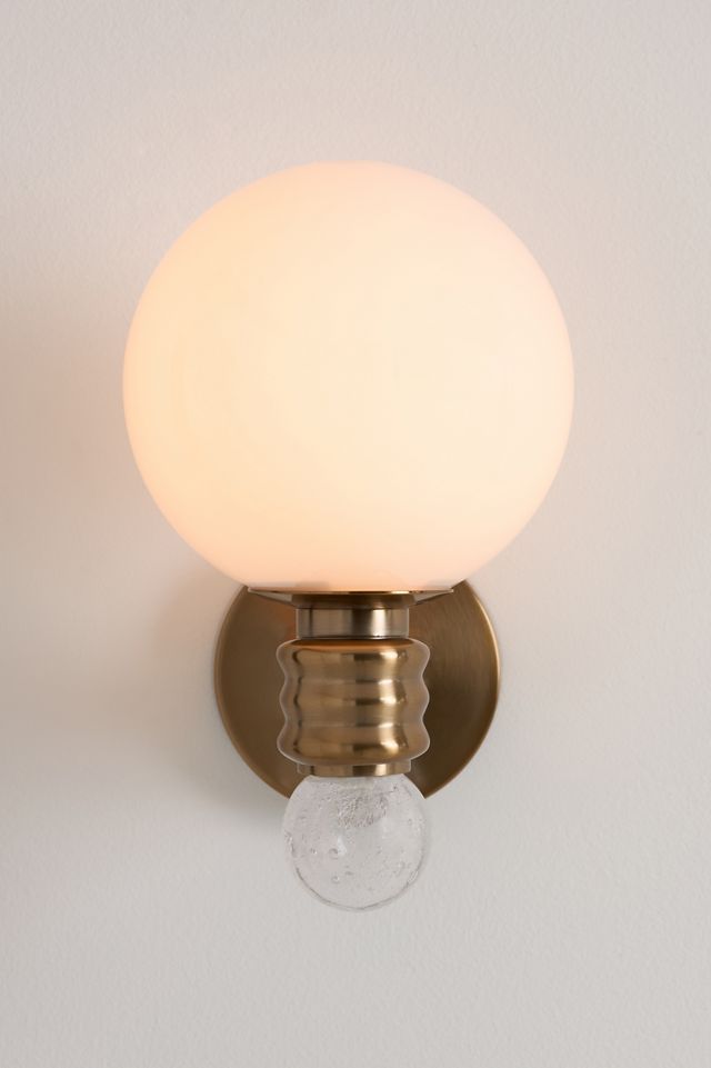 Harper Brass Single Sconce Wall Light #3
