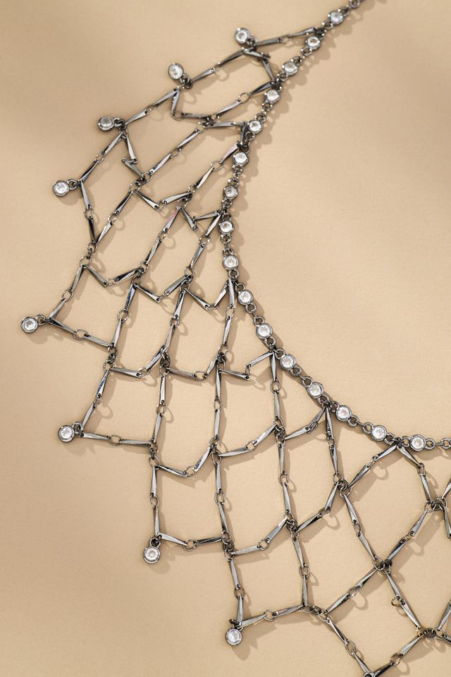 Webbed Choker Necklace #1