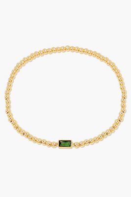 BROOK & YORK CUSTOM BIRTHSTONE BEADED STRETCH BRACELET