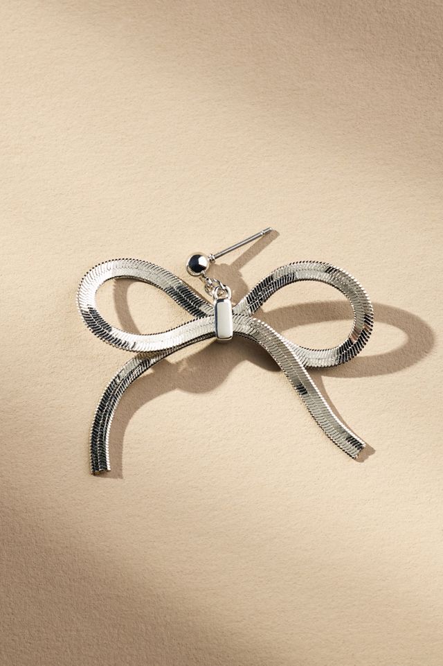 Tiny Bow Drop Earrings #1