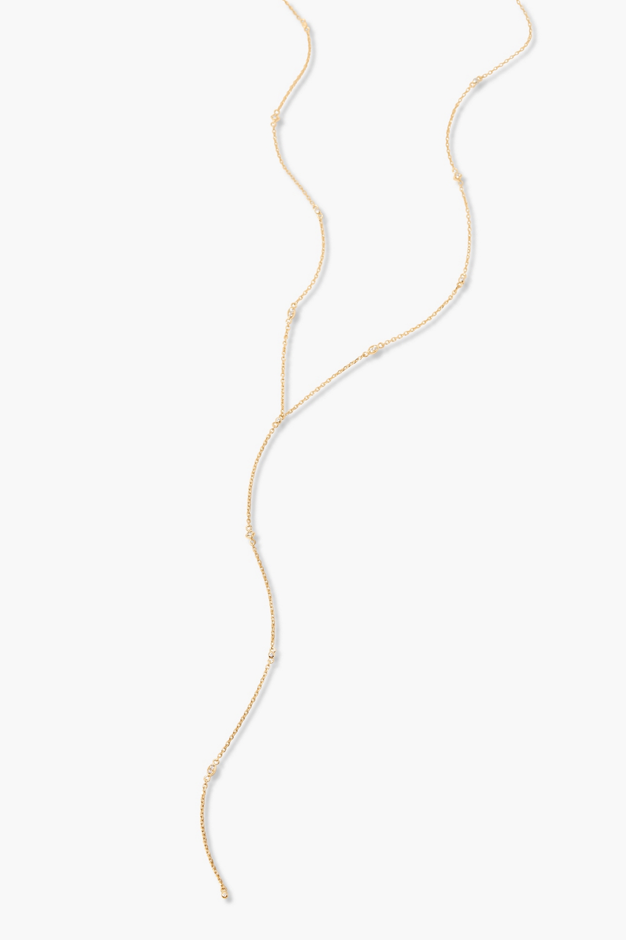 Brook & York Lariat Vermeil Necklace