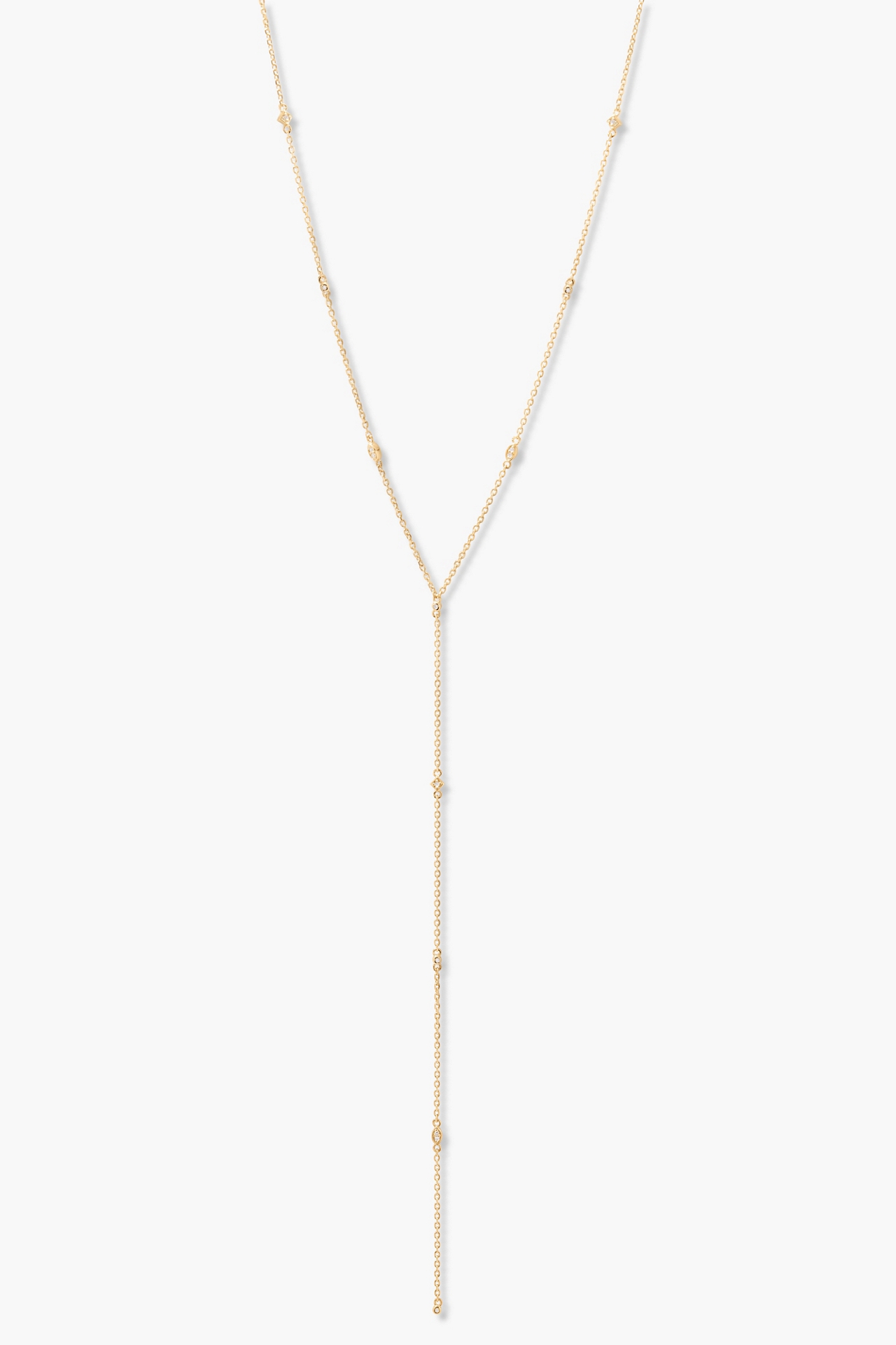Brook & York Lariat Vermeil Necklace