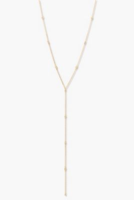 Brook & York Lariat Vermeil Necklace