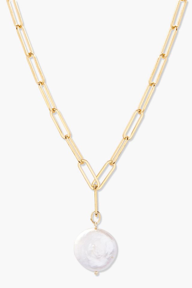 Brook & York Mother of Pearl Pendant Necklace #1