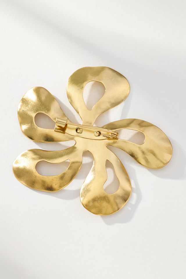 Studded Flower Brooch #1
