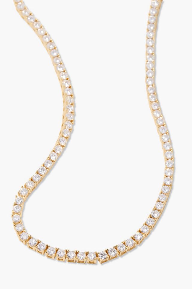 Brook & York Vermeil Statement Tennis Necklace #1