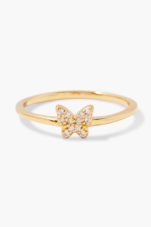 Brook & York Butterfly Vermeil  Ring #1