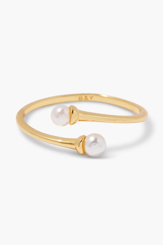 Brook & York Pearl Twist Ring #1