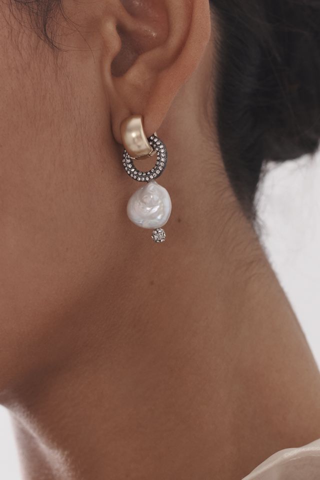 Freshwater Pearl Drop Earrings #1