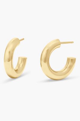Brook & York Sleek Vermeil Hoop Earrings