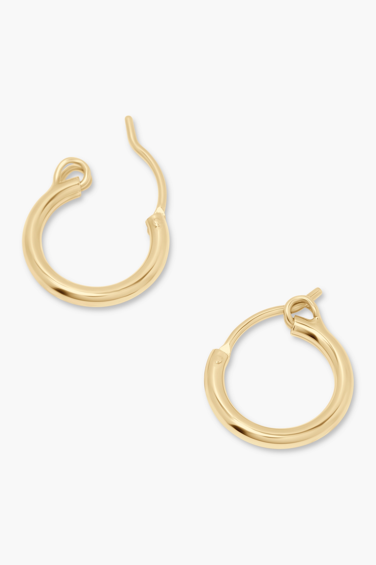 Brook & York Classic Vermeil Huggie Hoop Earrings