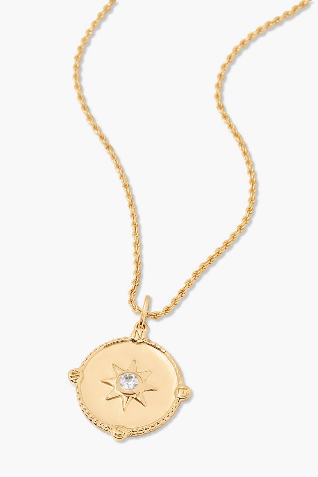 Brook & York Compass Pendant Necklace #2