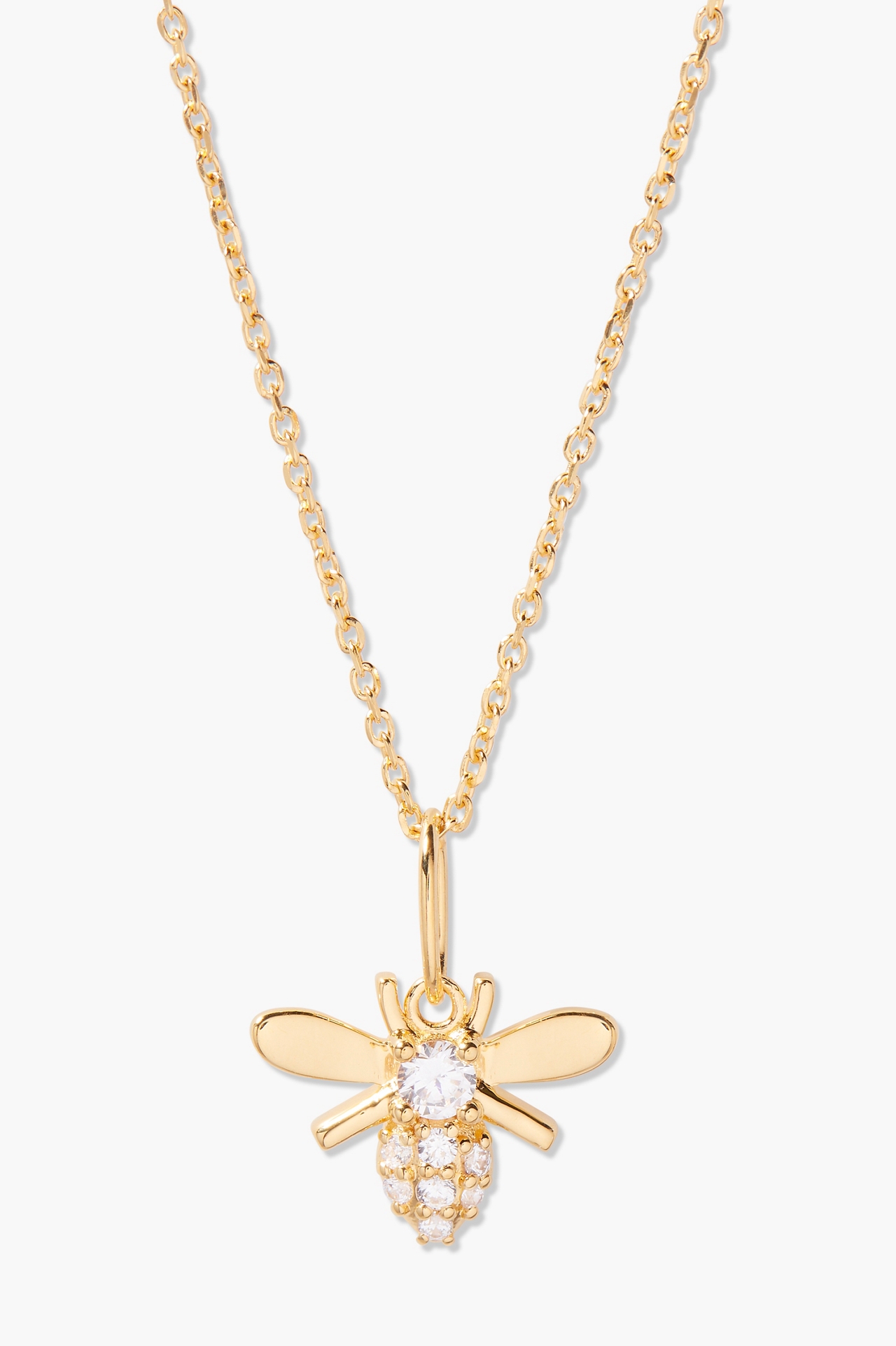 Brook & York Vermeil Bee Pendant Necklace