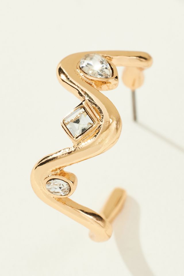 Serpentine Crystal Earrings #1