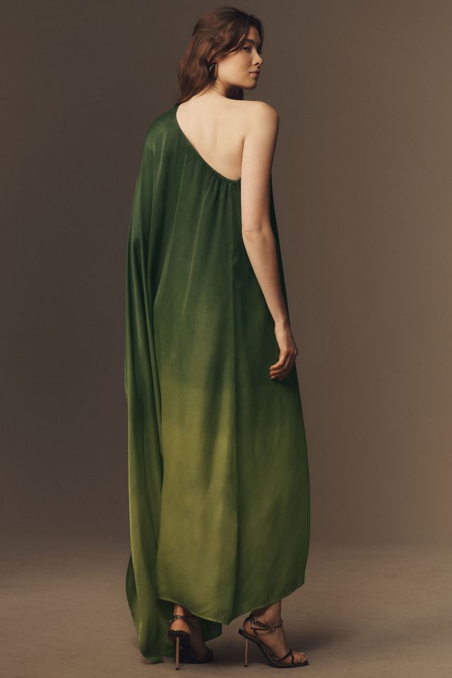 Diarrablu Satu Long-Sleeve One-Shoulder Maxi Dress #1