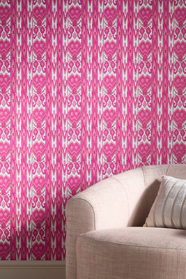 Mitchell Black Furbish X  Poppy Wallpaper