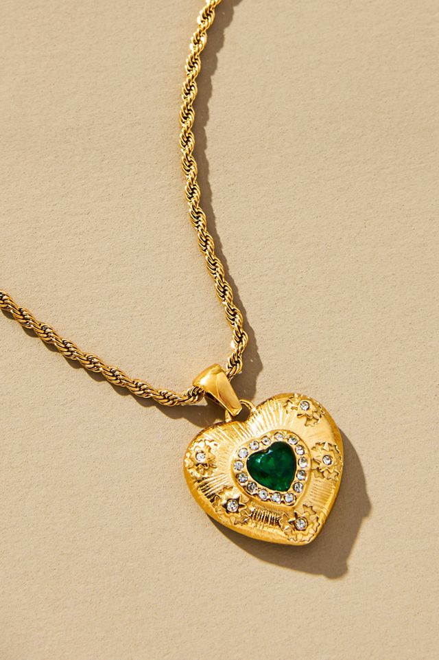 Jackie Mack Heart Pendant Necklace #1
