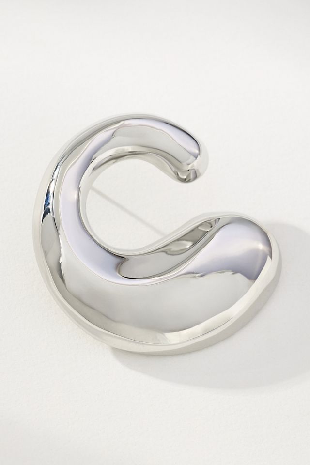 Wavy Sculptural Post Earrings #1